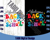 Welcome Back To School Svg First Day of School Svg Teacher Svg Png