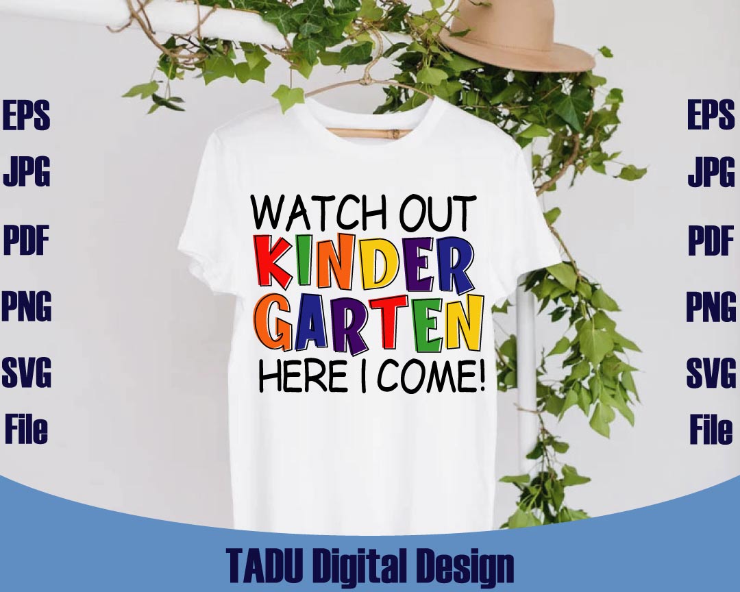 Watch Out Grade Here I Come Svg Bundle Back to School Svg Pre-K