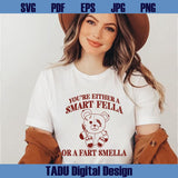 Are You A Smart Fella Or Fart Smella Svg Trash Panda Weird Png