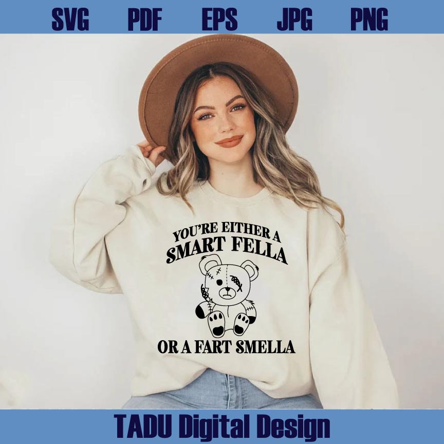 Are You A Smart Fella Or Fart Smella Svg Trash Panda Weird Png