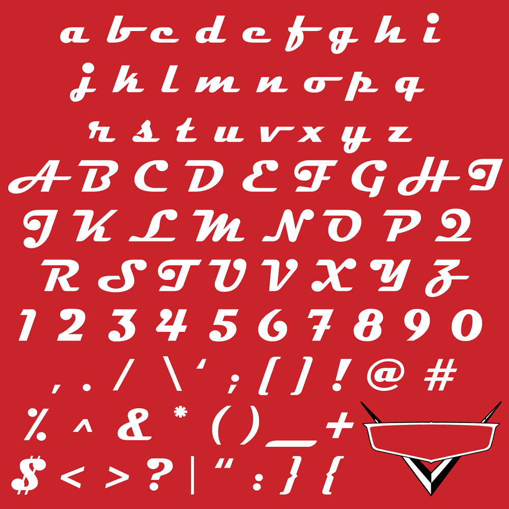 Pixar Cars font SVG Cars Alphabet svg Cars Letters Numbers Birthday Party svg png dxf files cricut - BundleofSVG
