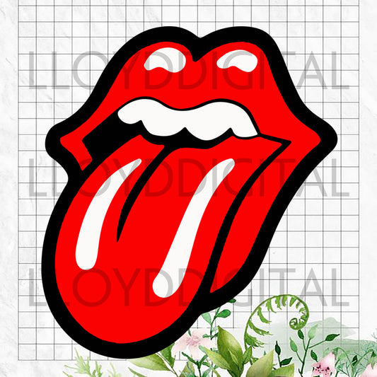 Luscious Lips With Tongue and Lips svg Open Mouth Red Lips svg png jpg dxf eps clipart cut files silhouette cameo cricut - BundleofSVG