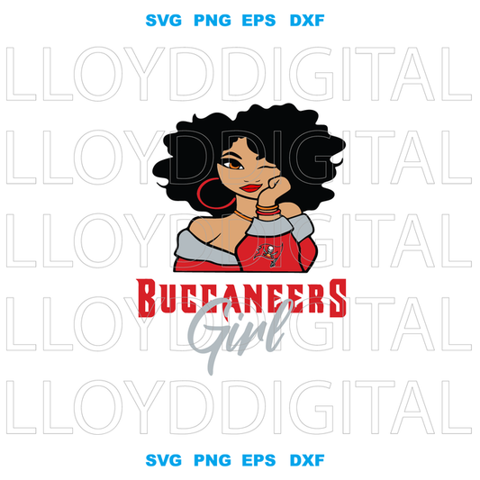 Tampa Bay Buccaneers girl svg Rugby Football Mom Tampa Bay Buccaneers sign shirt decor svg png dxf eps cut files cameo cricut - BundleofSVG