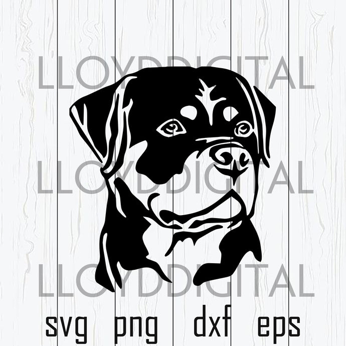 Dog Rottweiler SVG Rottweiler Animals Dog clipart Silhouette Decor printable svg png dxf cut files cameo cricut - BundleofSVG