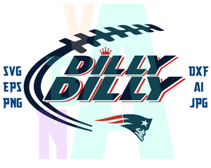 Dilly Dilly New England Patriots svg Dilly dilly Football Super Bow sign shirt decor svg png dxf eps cut files cameo cricut
