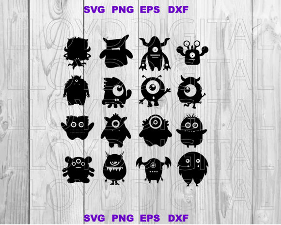 monsters inc cricut Silly monsters svg Monster svg monsters inc svg print decor party birt