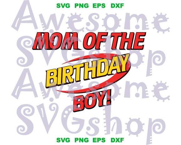 Nerf svg file Mom of the Birthday boy SVG Shirt Gift Invitation Birthday clipart decor Party Decor svg png dxf file Silhouette cricut