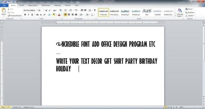 Incredibles font file .ttf file .otf file installable on PC or Mac Incredibles Alphabet number for decor party birthday Office Cricut - BundleofSVG