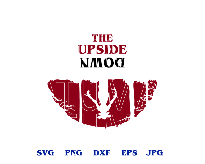 Stranger things The Upside Down SVG Demogorgon clipart Stranger things shirt Party Gift svg png dxf eps cut file for cameo cricut - BundleofSVG