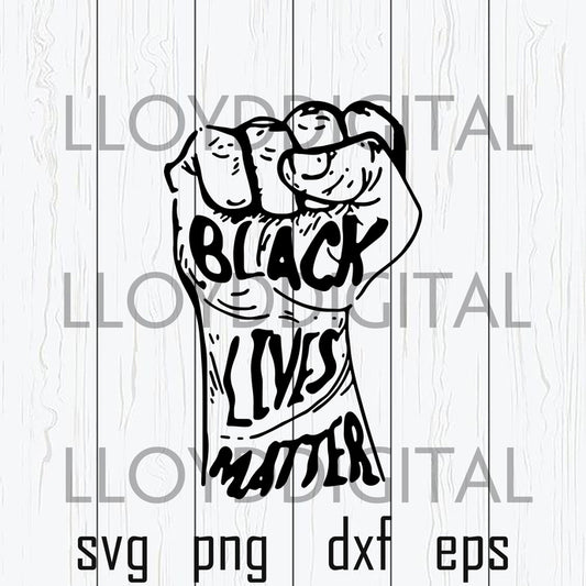 Fist Black Lives Matter svg History Black Queen Melanin Poppin svg png jpg dxf eps clipart cutting files silhouette cameo cricut - BundleofSVG