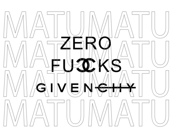 Zero fucks givenchy svg Quote clipart Digital Zero fucks given sign design shirt svg png pdf dxf cut file cameo cricut