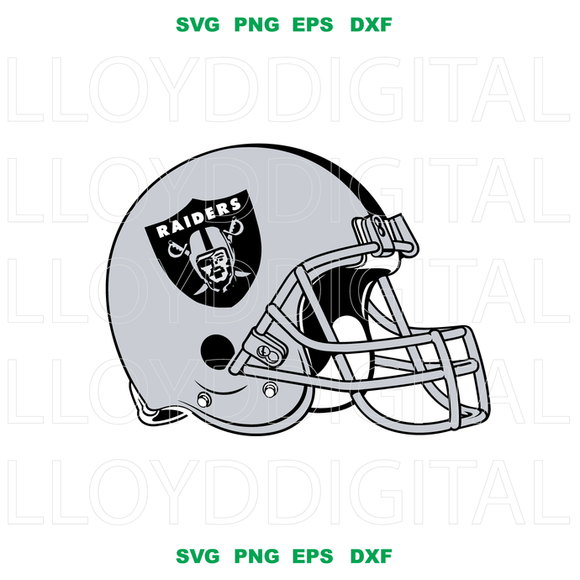 Oakland Raiders svg Oakland Raiders logo NFL Rugby Clipart Birthday Party Printable Banner Download svg eps dxf png cut file cricut