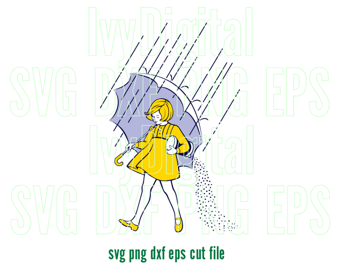 Morton Salt Girl SVG Morton Salt Umbrella Morton Salt Shirt Salty Girl Salty Beach Printable Download svg eps dxf png cut file cameo cricut