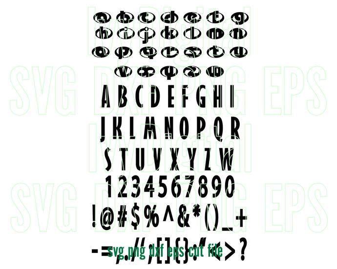 The Incredibles font SVG Lettters Alphabet number decor shirt gifts birthday invitation party sign svg png dxf cut files silhouette Cricut - BundleofSVG