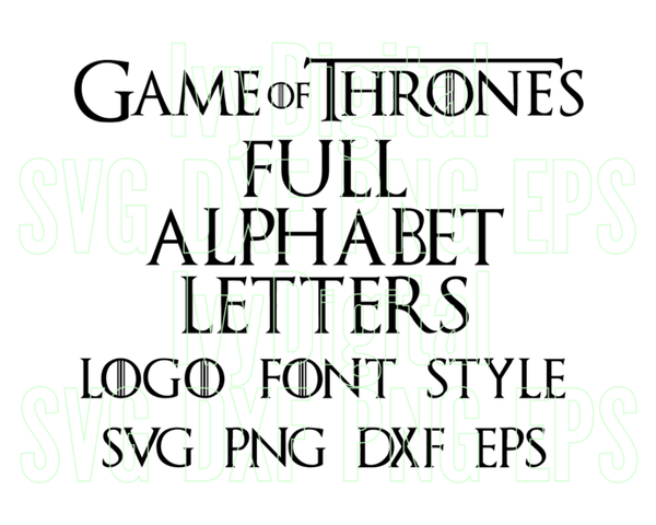 Game Of Thrones Vector Logo - Download Free SVG Icon