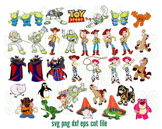 Toy Story SVG Toy Story logo Toy Story Shirt Toy Story Invitation Birthday Toy Story Silhouette Party Decor svg png dxf file cameo cricut - BundleofSVG