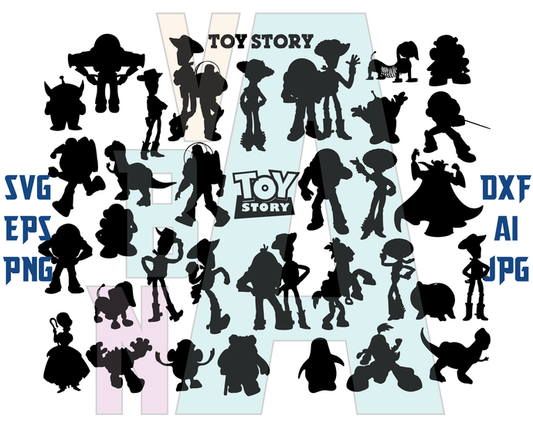 Toy Story SVG Toy Story logo Toy Story Shirt Toy Story Invitation Birthday Toy Story Silhouette Party Decor svg png dxf file cameo cricut - BundleofSVG