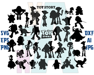 Toy Story SVG Toy Story logo Toy Story Shirt Toy Story Invitation Birthday Toy Story Silhouette Party Decor svg png dxf file cameo cricut