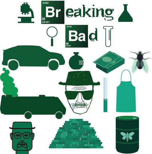 Breaking bad svg Walter White svg Breaking bad clipart Heisenberg svg vector clipart print shirt poster decor gift party svg eps png