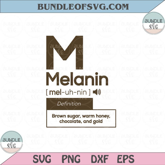 African American Svg Black African Woman Melanin Definition Svg Png Dxf Eps files Cameo Cricut
