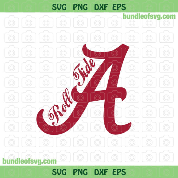 Alabama Crimson Tide Svg Alabama Crimson Tide Logo svg Roll Tide svg dxf eps png cut files cameo cricut