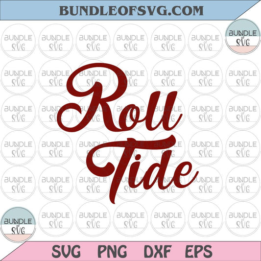 Alabama Roll Tide SVG Alabama Crimson Tide svg Alabama Football svg dxf eps png cut files cameo cricut
