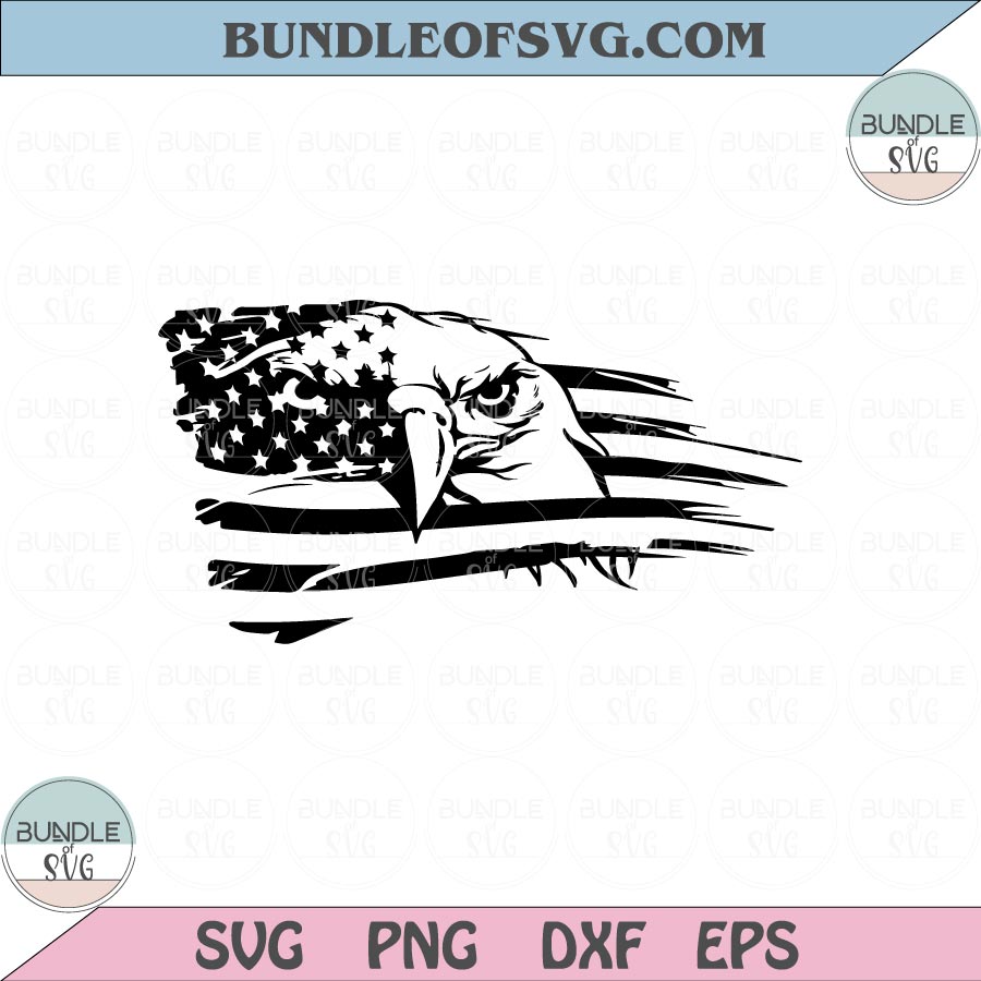 American Flag Eagle Svg Patriotic Eagle  Flag svg USA Flag Eagle Svg Png Dxf Eps files Cameo Cricut