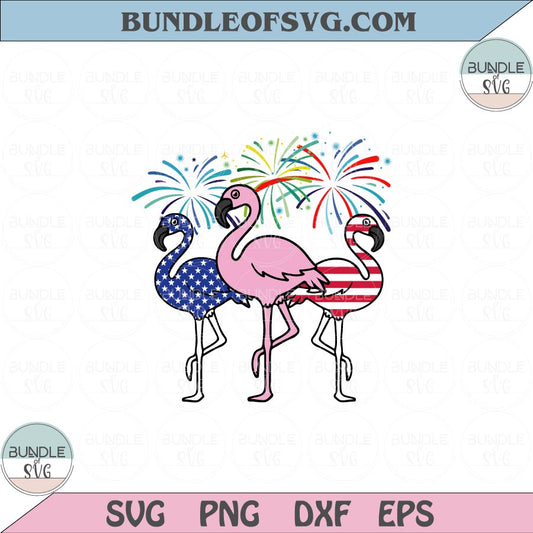 American Flamerica Svg 4th Of July Flamingo Svg USA Flamingo Png Dxf Eps files Cameo Cricut - BundleofSVG