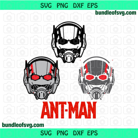 Ant Man The wasp SVG Ant Man logo Ant Man Helmet Mask Shirt Ant Man suit Sign Invitation Party svg png dxf file silhouette cameo cricut - BundleofSVG