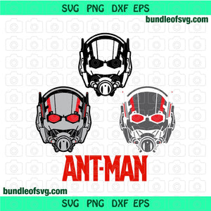 Ant Man The wasp SVG Ant Man logo Ant Man Helmet Mask Shirt Ant Man suit Sign Invitation Party svg png dxf file silhouette cameo cricut