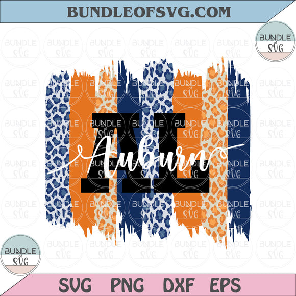 Auburn Alabama PNG Sublimation Design Leopard Auburn Alabama svg png dxf eps files