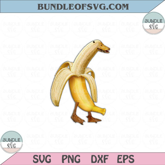 Banana Duck Png Funny Cute Duck Banana Png Sublimation file - BundleofSVG