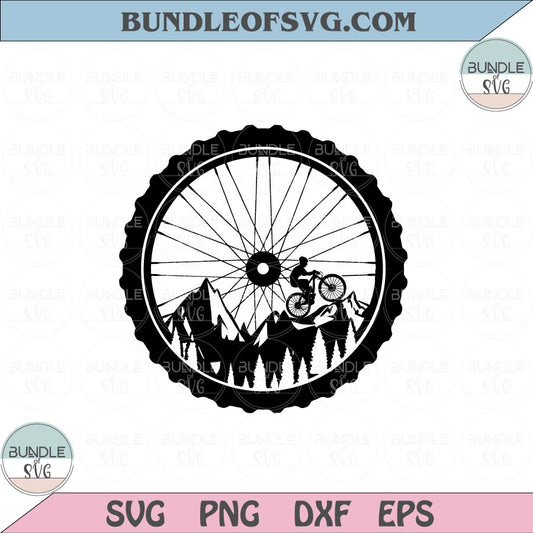 Biker Svg Mtb Svg Mountain Bike Svg Cycling Svg Spraket Svg Png Dxf eps cut files Silhouette Cameo Cricut - BundleofSVG