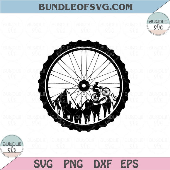 Biker Svg Mtb Svg Mountain Bike Svg Cycling Svg Spraket Svg Png Dxf eps cut files Silhouette Cameo Cricut
