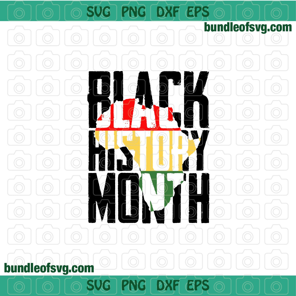 Black History Month svg Black History svg Black Lives Matter African svg Black History Africa Map svg png dxf eps cut file cameo Cricut - BundleofSVG