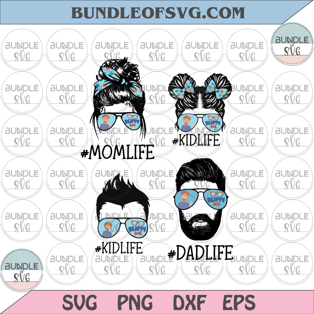 Blippi Family svg Bundle svg Blippi Family Submilation svg png dxf eps files - BundleofSVG
