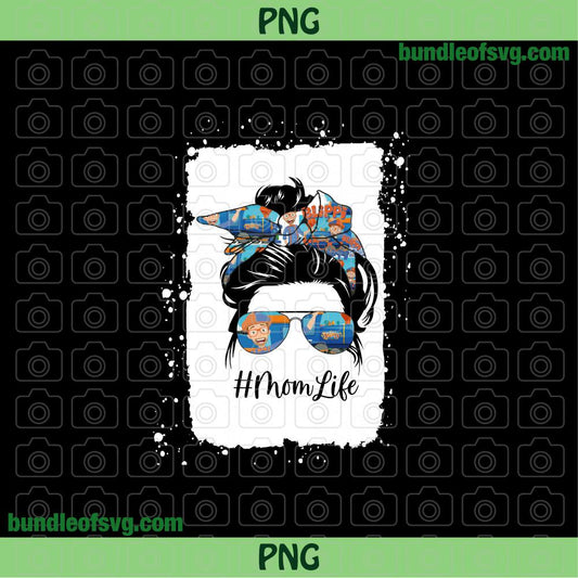 Blippi Mom Life Bleached png Mom Life Blippi png Messy Bun Submilation PNG Design file