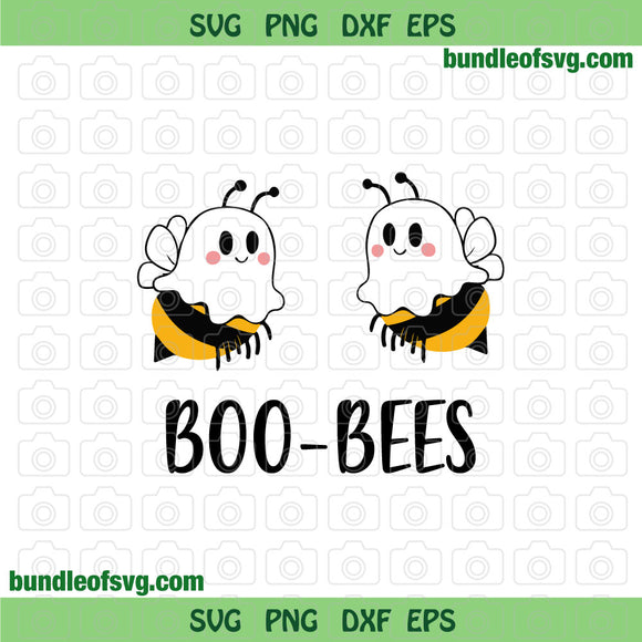 Boo Bees SVG Boo Bees Svg Cute Boo Bee Ghost svg Funny Halloween svg eps png dxf files Cricut