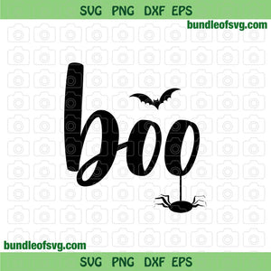 Boo svg Halloween Boo svg Funny Halloween Sublimation png eps dxf cut files Silhouette Cricut