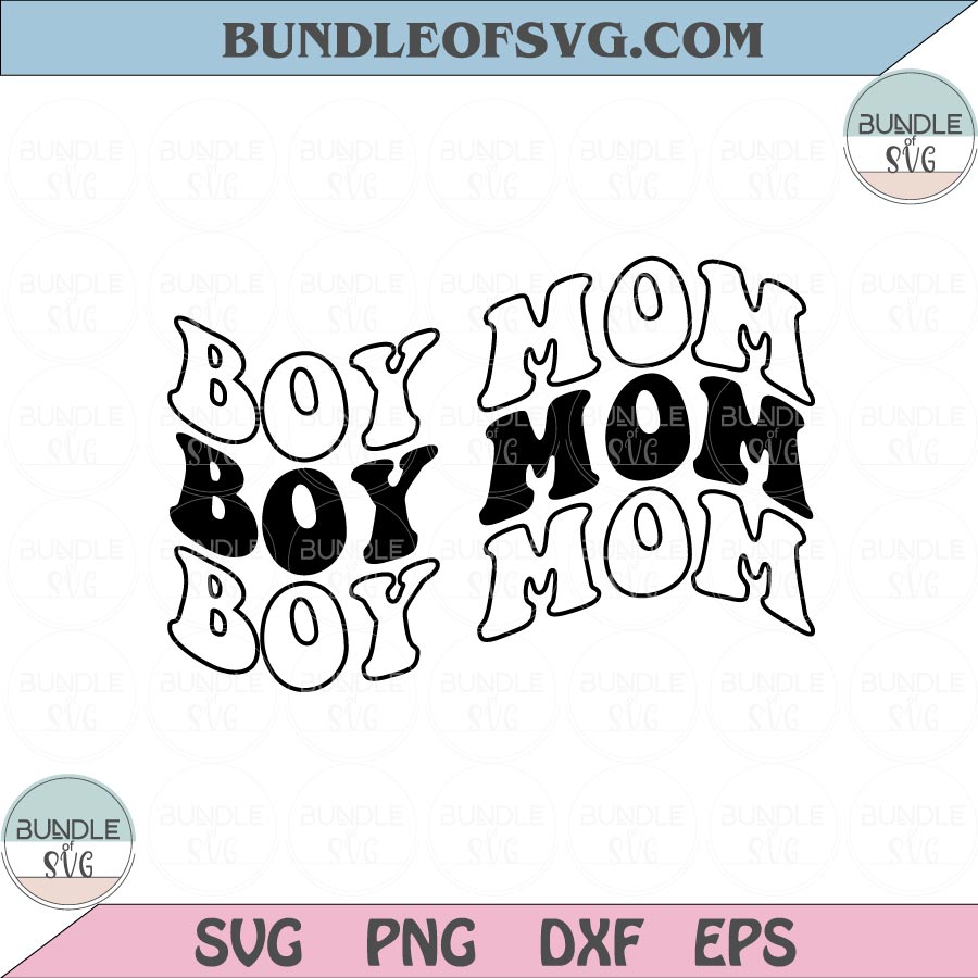 Mom's mcm SVG, DXF, EPS, png Files for Cutting Machines Cameo or Cricut //  baby boy svg // toddler boy svg // mcm