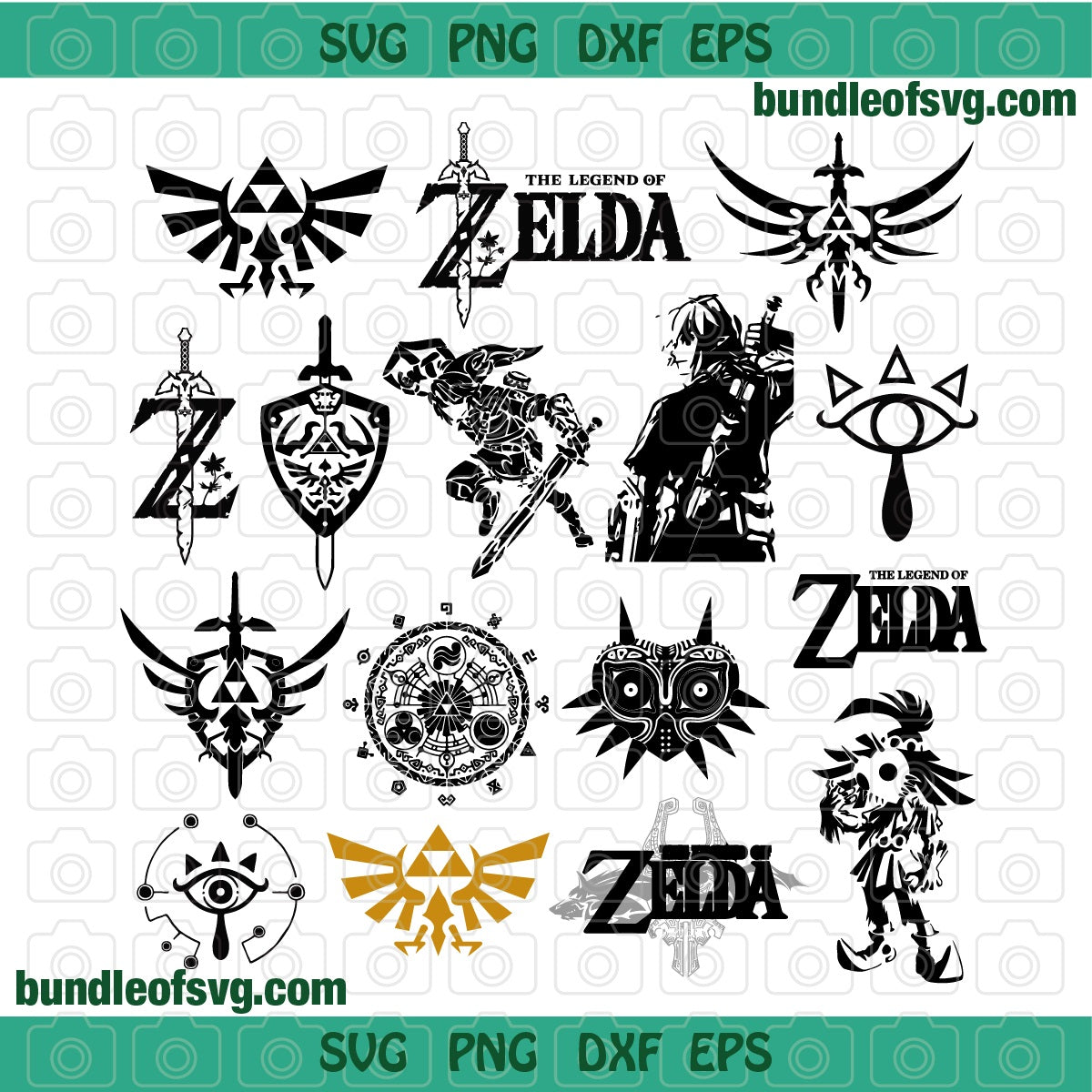 Legend Of Zelda PNG - Legend Of Zelda Logo, Legend Of Zelda Black