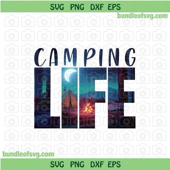 Camping Life PNG Sublimation Design Camping Lover Campfire Camp Adventure PNG files