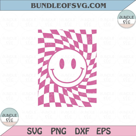 Checkerboard Smile Face Svg Checkered Flag Smiley Svg Happy Face Checkered Svg Png Dxf Eps files Cameo Cricut - BundleofSVG