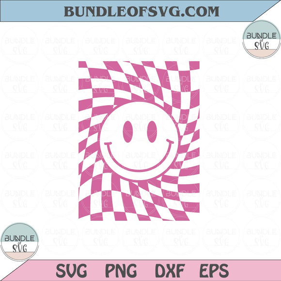 Checkerboard Smile Face Svg Checkered Flag Smiley Svg Happy Face Checkered Svg Png Dxf Eps files Cameo Cricut