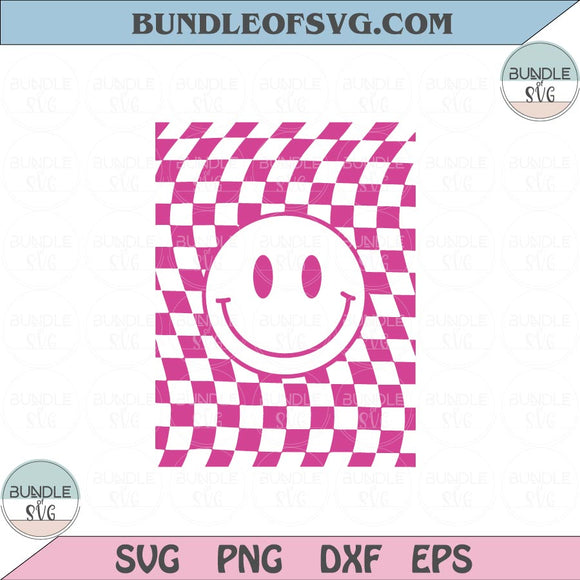 Checkerboard Smile Happy Face Svg Smiley Checkered Flag Svg Png Dxf Eps files Cameo Cricut