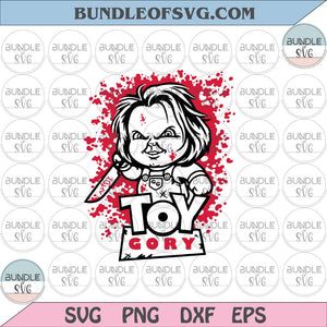Chucky Toy Gory svg Halloween Horror svg Chucky Toy Story silhouette svg png eps dxf files