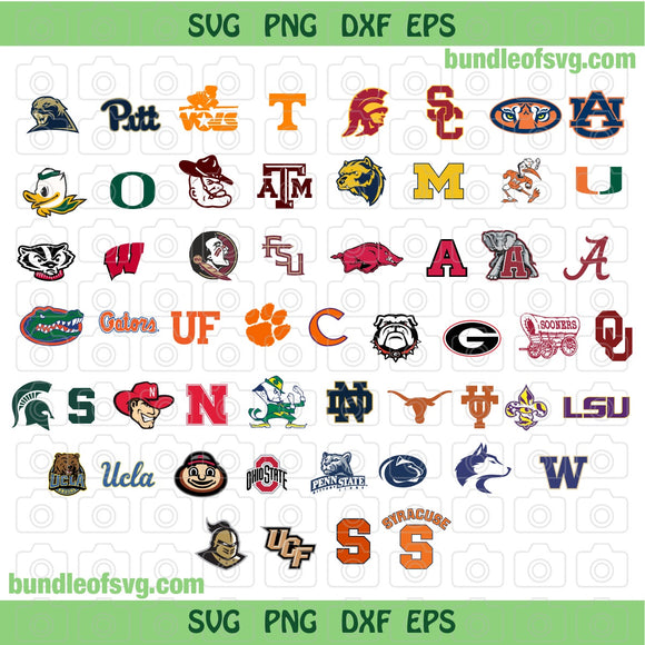 College Football Svg American Football Logo teams College Football University Rugby svg eps dxf png files