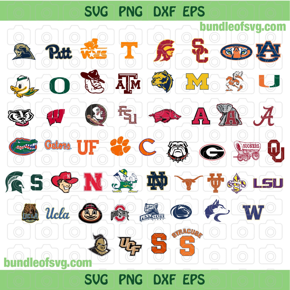 College Football Svg American Football Logos Teams Png