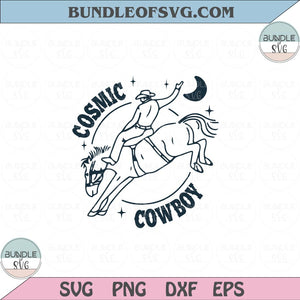 Cosmic Cowboy Svg Retro Western Country Svg Cosmic Cowboy Png Dxf Eps files Cameo Cricut
