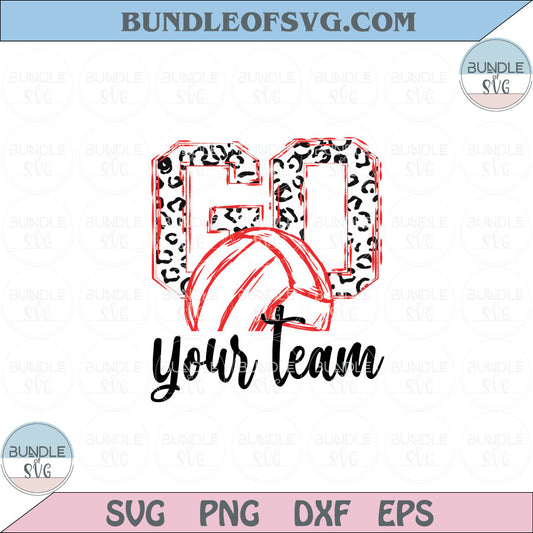 Custom Volleyball Svg School Volleyball Personalized College Svg Png Dxf Eps files Cameo Cricut - BundleofSVG